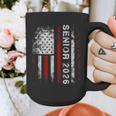 Senior 2026 American Flag Shirt USA Graduation Class Of 2026 Graphic Print Coffee Mug