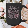 Senior 2026 Class Of 2026 Coquette Pink Bow Graduation Graphic Print Coffee Mug