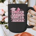 Senior 2026 Class Of 2026 Cute Coquette Pink Bow Graduation Graphic Print Coffee Mug