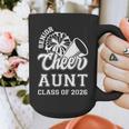 Senior Cheerleader Aunt Cheer Class Of 2026 Graduation Women Graphic Print Coffee Mug