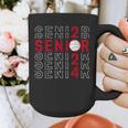 Senior Class Of 2024 Graduation 2024 Maroon Basketball Graphic Print Coffee Mug