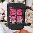 Senior Class Of 2026 Pink Coquette Bow Graduation 2026 Graphic Print Coffee Mug