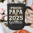 Senior Graduation Proud Papa 2025 Graduate Class Matching Graphic Print Coffee Mug
