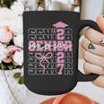 Senior Mom 2027 Class Of 2027 Coquette Bow Graduation 2027 Graphic Print Coffee Mug