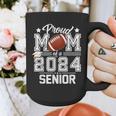 Senior Mom Class Of 2024 Football Proud Mom Graduation Graphic Print Coffee Mug