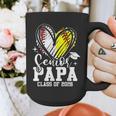 Senior Papa Class Of 2026 Baseball Softball Graduation Heart Graphic Print Coffee Mug