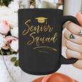 Senior Squad Graduation With Golden Cap Team Graphic Print Coffee Mug