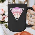 Seniors 2021 For Her Him Retro 21 Graduation Class Graphic Print Coffee Mug