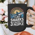 I Like Sharks & Maybe Like 3 People Humor Introverts Summer Graphic Print Coffee Mug I Like Sharks & Maybe Like 3 People Humor Introverts Summer Graphic Print Coffee Mug