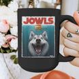 Siberian Husky Jowls Sled Dog Mom Top Alaskan Dog Dad Graphic Print Coffee Mug