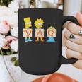 The Simpsons Father's Day Bart Lisa Maggie Dad Birthday Graphic Print Coffee Mug