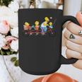 The Simpsons Father's Day Homer And Kids Bike Ride With Dad Graphic Print Coffee Mug