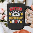 Sister Of The Birthday Boy Family Matching Dad Mom Graphic Print Coffee Mug