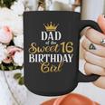 Sixteen Squad Bday Party Dad Of Sweet 16th Birthday Queen Graphic Print Coffee Mug