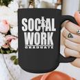 Social Work Graduate TShirt College Graduation Graphic Print Coffee Mug