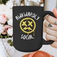 Socially Awkward Introvert Social Anxious Awkwardly Social Graphic Print Coffee Mug