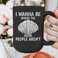 Solitude Introverts I Wanna Be Where The People Aren't Graphic Print Coffee Mug Solitude Introverts I Wanna Be Where The People Aren't Graphic Print Coffee Mug