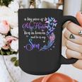 My Son Lives In Heaven Memorial Quotes Love Mom Dad Matching Graphic Print Coffee Mug