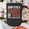 Soon To Be Dad Twins Fatherhood Pregnancy Announcement New D Graphic Print Coffee Mug
