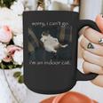 Sorry I Can’t Go I’m An Indoor Cat Introvert Meme Graphic Print Coffee Mug Sorry I Can’t Go I’m An Indoor Cat Introvert Meme Graphic Print Coffee Mug