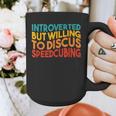 Speedcuber Introvert Cube Solver Speedsolving Speedcubing Graphic Print Coffee Mug