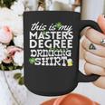 St Patricks Day Masters Degree MSW Graduation Social Work Graphic Print Coffee Mug