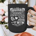 To My Stepped Up Dad Thanks For Stepping In Stepdad Birthday Graphic Print Coffee Mug
