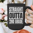 Straight Outta 2nd Grade Graduation Class 2025 Second Grade Graphic Print Coffee Mug