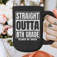 Straight Outta 8th Grade Graduation 2025 Eighth Grade Graphic Print Coffee Mug