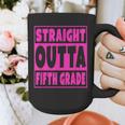Straight Outta Fifth Grade Graduation Class Graphic Print Coffee Mug