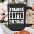Straight Outta First Grade Graduation Class Graphic Print Coffee Mug