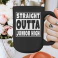 Straight Outta Junior High 8th Grade Graduation Graphic Print Coffee Mug