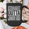 Straight Outta Junior High Shirt Graduation Graphic Print Coffee Mug