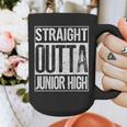 Straight Outta Junior High Shirt Graduation Idea Graphic Print Coffee Mug
