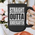 Straight Outta Kindergarten Graduation 2025 Kinder Graphic Print Coffee Mug