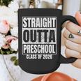 Straight Outta Preschool Graduate Class 2026 Graduation Graphic Print Coffee Mug