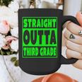 Straight Outta Third Grade Graduation Class Graphic Print Coffee Mug