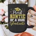 Super Proud Auntie Of 2025 Graduate Senior Graduation Family Graphic Print Coffee Mug
