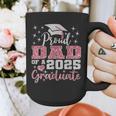Super Proud Dad Of 2025 Graduate Senior Graduation Family Graphic Print Coffee Mug