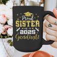 Super Proud Sister Of 2025 Graduate Senior Graduation Family Graphic Print Coffee Mug