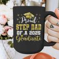 Super Proud Step Dad Of 2025 Graduate Graduation Family Graphic Print Coffee Mug