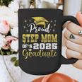 Super Proud Step Mom Of 2025 Graduate Graduation Family Graphic Print Coffee Mug