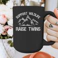 Support Wildlife Raise Twins Twin Mom Dad T-Shirt Graphic Print Coffee Mug