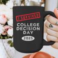 I Survived College Decision Day Graduation Class Of 25 Graphic Print Coffee Mug