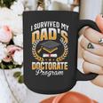 i Survived My Dads Doctorate Program Graduation Graphic Print Coffee Mug