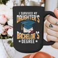 i Survived My Daughters Bachelor's Degree Graduation Gifts Graphic Print Coffee Mug