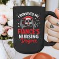 i Survived My Fiance's Nursing Degree Graduation Gifts Graphic Print Coffee Mug