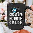 I Survived Fourth Grade Graduation Kids Owl Grad Graphic Print Coffee Mug
