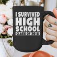 I Survived High School Class Of 2018 Graduation Graphic Print Coffee Mug