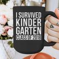 I Survived Kindergarten Class Of 2018 Graduation Shirt Graphic Print Coffee Mug